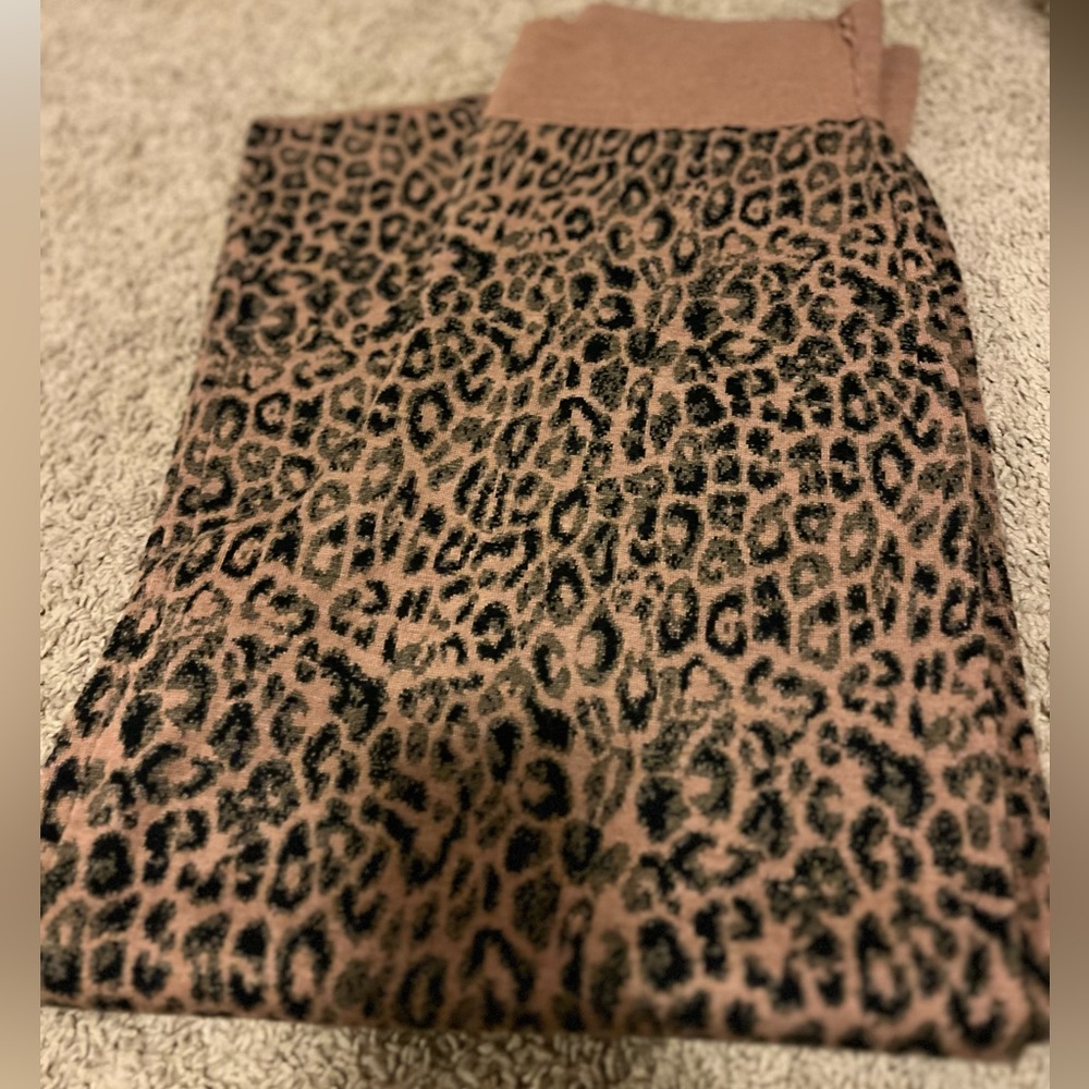 Moth by Anthropologie- Knit Wool Wide Leg Pants